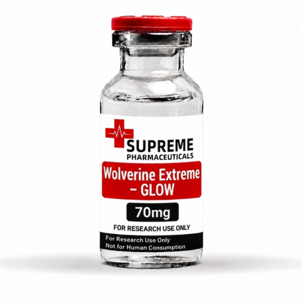 Wolverine Extreme 70mg - GLOW (BPC-157 10mg, TB-500 10mg, GHK-CU 50mg)