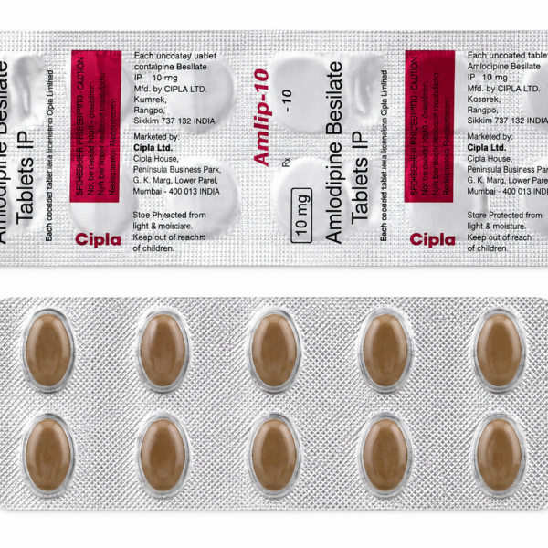 Amlodipine Besilate 10mg (20 Tabs)