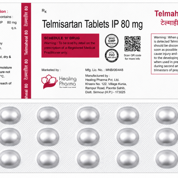 Telmisartan 80mg (15 Tabs)