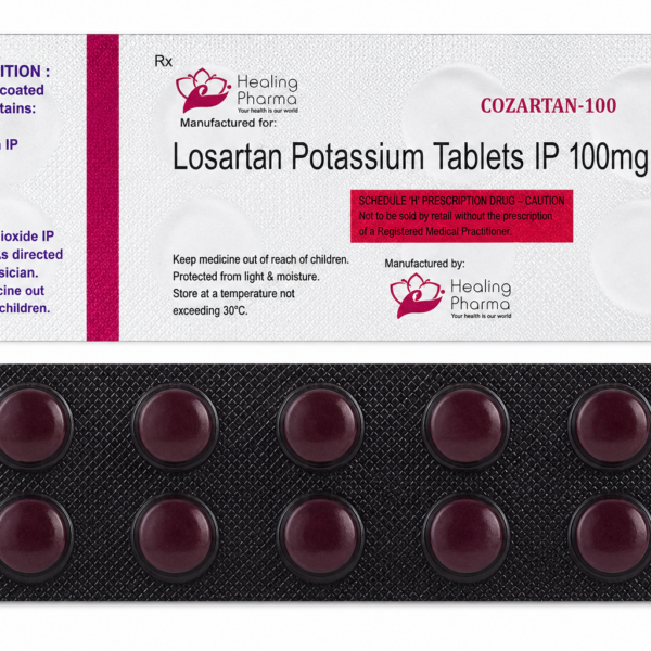 Losartan Potassium 100mg (20 Tabs)